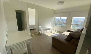 Imagem 2: Apartamento com 1 dormitório para alugar, 43 m² por R$ 3.680,66/mês - Alphaville - Barueri