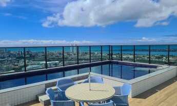 Imagem 3: FLAT BEACH CLASS ILHA DO LEITE MOBILIADO PISCINA ACADEMIA 2.400 (TAXAS INCLUSAS