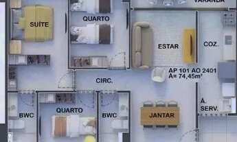 Imagem 3: Praça dos Jasmins (AE) | Lançamento da Campos Gouveia na Madalena | 56, 75 e 90m²