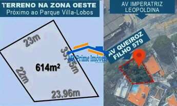 Imagem 3: Terreno I Vila Leopoldina - Ótima Oportunidade p/ Incorporação 614m²-ZCOR-2