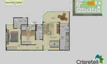 Imagem 2: Imóvel para venda com 73 metros quadrados com 2 quartos em Praia do Morro - Guarapari - ES