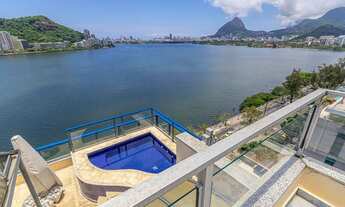 Imagem 2: Cobertura deslumbrante!!! Frontal Lagoa e vista Cristo duplex para venda tem 567m com 4