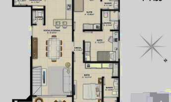 Imagem 2: Cobertura nova à venda no bairro Agronômica em Florianópolis