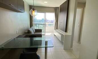 Imagem: Alugo flat mobiliado, 34 metros, varanda