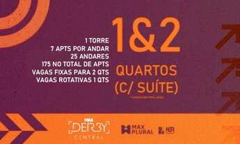 Imagem 2: Lançamento ! Apartamentos de 1 e 2 Quartos-O melhor da Região-Max Derby Central