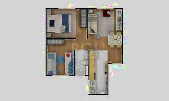 Imagem 3: Apartamento para Venda - 40.29m², 2 dormitórios, 1 vaga - Sarandí