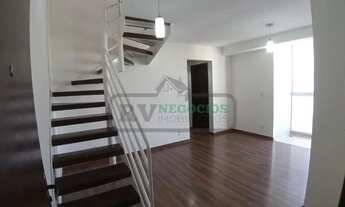 Imagem 3: )(- Linda cobertura duplex de frente com 3 quartos terraço gourmet e duas vagas em Estrel