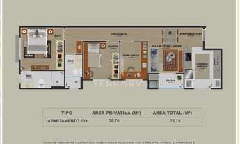 Imagem 7: 3 quartos com 81m2 no centro de Pinhais