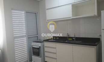 Imagem 5: Apartamento mobiliado com 2 dormitórios para alugar, por R$ 1.400/mês - Vila Odilon - Ouri