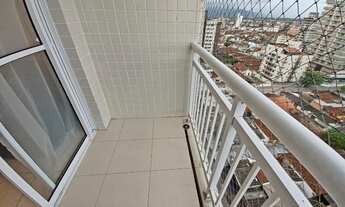 Imagem 4: Apartamento 2 dormitórios sendo 1 suíte e sacada com vista mar no bairro Ocian - Praia Gr