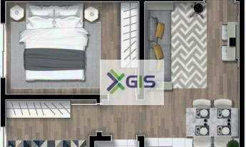 Imagem 5: Apartamento com 2 dormitórios à venda, 40 m² por R$ 140.000,00 - Jardim Ipanema - Almirant