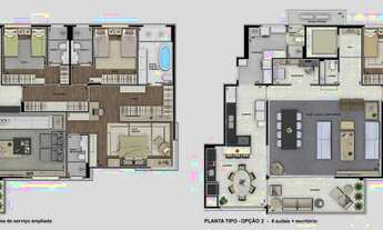 Imagem 4: APARTAMENTO com 3 dormitórios à venda com 497.15m² por R$ 4.810.000,00 no bairro Batel - C