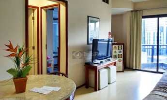 Imagem 2: Flat com 1 dormitório, 48 m² - venda por R$ 400.000,00 ou aluguel por R$ 5.000,00/mês - Co