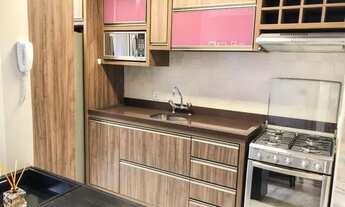 Imagem 3: MOBILIADO E EQUIPADO. 2 quartos (1 suíte), churrasqueira, sacada e vista. Infra estrutura