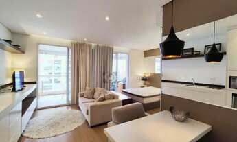 Imagem 4: Flat com 1 dormitório, 43 m² - venda por R$ 750.000,00 ou aluguel por R$ 4.300,00/mês - Vi