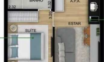 Imagem 2: Studio à Venda, 33 metros, a partir 294.000,00, metrô Guilhermina