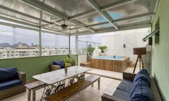 Imagem 6: Cobertura, piscina privativa e churrasqueira. 2 vagas