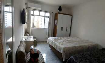 Imagem 2: Apartamento para aluguel com 32 metros quadrados com 1 quarto em José Menino - Santos - SP