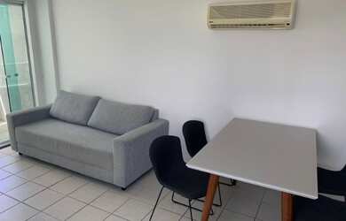 Imagem 2: FM Na Avenida Boa Viagem, 42m² com Varanda, Mobiliado, Andar Alto