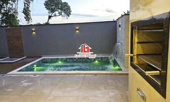 Imagem 5: Casa Térrea no Vivenda das Marinas com 3 Suítes Espaço lazer com Piscina com Cascata