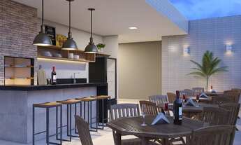 Imagem: 3 Quartos com 2 vagas a 2 quadras do mar