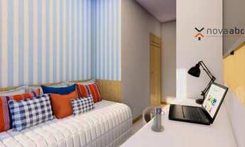 Imagem 2: Apartamento com 2 dormitórios à venda, 46 m² por R$ 245.000,00 - Cidade São Jorge - Santo