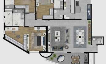 Imagem 5: Localização nobre, alto padrão, 3 vagas, 2 por andar, esquadrias PVC, vidros laminados, ár