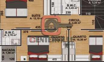 Imagem 3: SOBRADO com 3 dormitórios à venda com 115m² por R$ 598.000,00 no bairro Bairro Alto - CURI