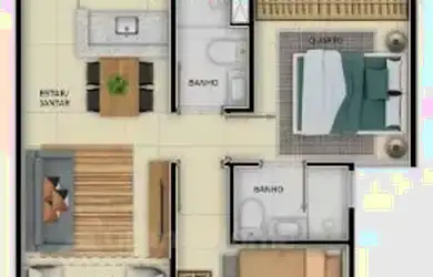 Imagem 2: Apartamento 3 quartos em Praia de Itaparica