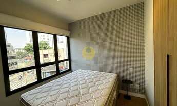 Imagem 7: Moderno apartamento de 32 m² mobiliado com 01 suíte e 01 vaga em Pinheiros, ao lado do met