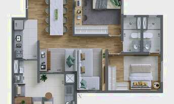 Imagem 7: Apartamento para venda com 69 metros quadrados com 2 quartos em Pari - São Paulo - SP