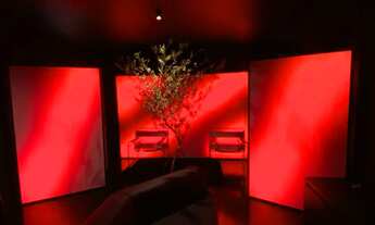 Imagem 6: Cobertura com uma decoração moderna e bem planejada, receba um vídeo para mais informações