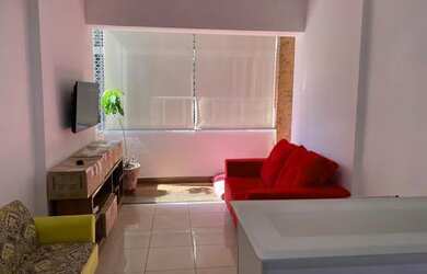 Imagem 2: Aluga-se apartamento mobiliado e reformado recentemente, Gonzaga, Santos-SP., em ótima loc