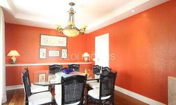 Imagem 7: Apto 213 m² de área úteis amplo living com terraços todo fechado em vidro e com vista para