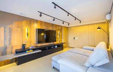 Imagem 5: Cobertura mobiliada com 180 m² privativos, sauna e vista definitiva no Bigorrilho