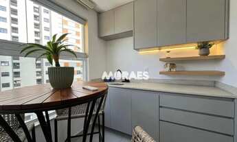 Imagem 4: Apartamento mobiliado com 1 quarto, 1 vaga, para alugar, 50 m² por R$ 3.500/mês - Lavit