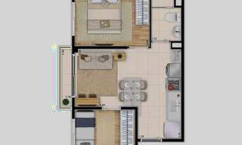 Imagem 5: Freguesia 2 dorms e Escritura gratis + pisos laminados nos quartos