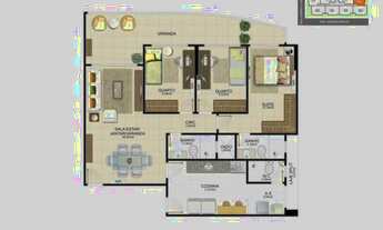 Imagem 2: Apartamento para Venda em Vitória, Santa Cecília, 2 dormitórios, 1 suíte, 2 banheiros, 1 v