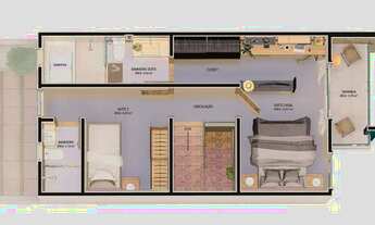 Imagem 5: Apartamento para venda com 90 m2 com 2 suites em Antares - Maceió -Al