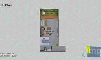 Imagem 2: Apartamento tipo garden à venda, 53 m² - Novo Campeche - Florianópolis/SC