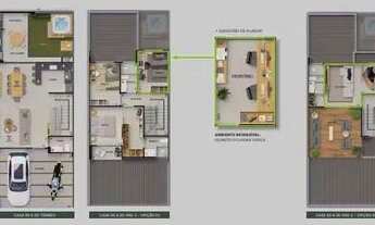 Imagem 7: Casa de condomínio sobrado para venda possui 144 metros quadrados com 3 quartos