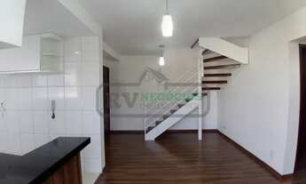 Imagem 2: )(- Linda cobertura duplex de frente com 3 quartos terraço gourmet e duas vagas em Estrel