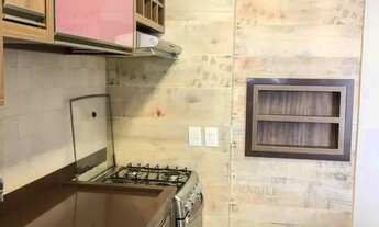 Imagem 5: MOBILIADO E EQUIPADO. 2 quartos (1 suíte), churrasqueira, sacada e vista. Infra estrutura