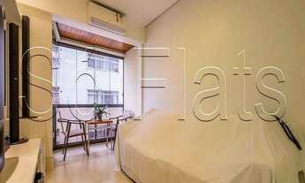 Imagem 4: Flat Central Park para locação com 44m², 1 dormitório e 1 vaga de garagem