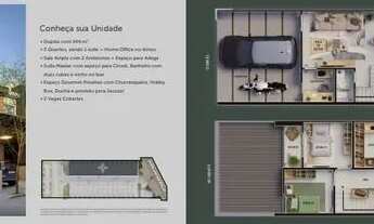 Imagem 3: Casa de condomínio sobrado para venda possui 144 metros quadrados com 3 quartos