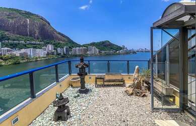 Imagem 5: Cobertura deslumbrante!!! Frontal Lagoa e vista Cristo duplex para venda tem 567m com 4