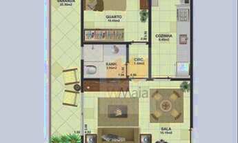 Imagem 6: Apartamento com 1 dormitório à venda, 51 m² - Braga - Cabo Frio/RJ