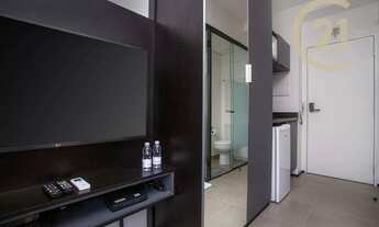 Imagem 6: Apartamento mobiliado e com serviços, com 1 dormitório, 10 m² - venda por R$ 320.000 ou al