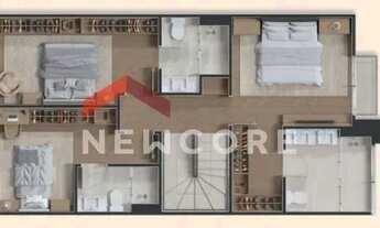 Imagem 3: Casa de condomínio em Rua Coronel Brasilino Moura - Ahú - Curitiba/PR