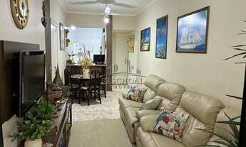 Imagem 3: Apartamento mobiliado 2 Quartos ,Sacada envidraçada portaria 24H Prédio frente Mar